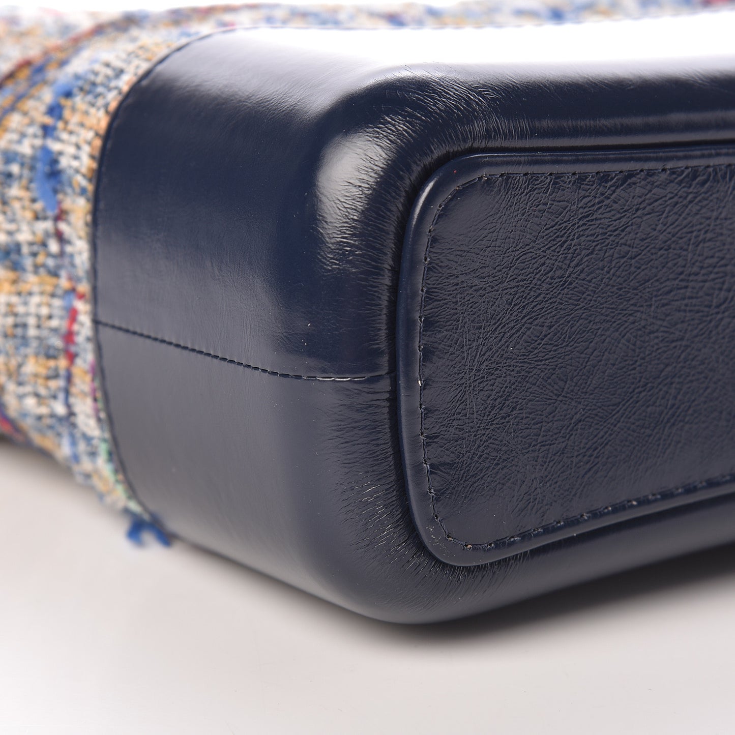 Tweed Calfskin Medium Gabrielle Hobo Blue