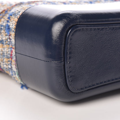 Chanel Tweed Calfskin Medium Gabrielle Hobo Blue 9 of 13