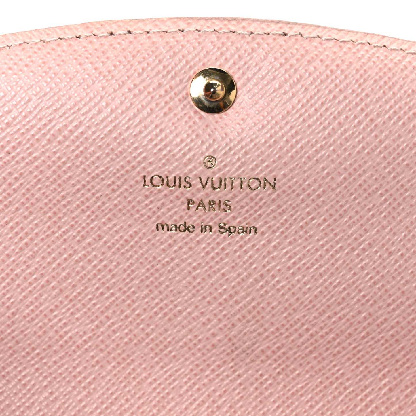 Damier Ebene Caissa Wallet Rose Ballerine
