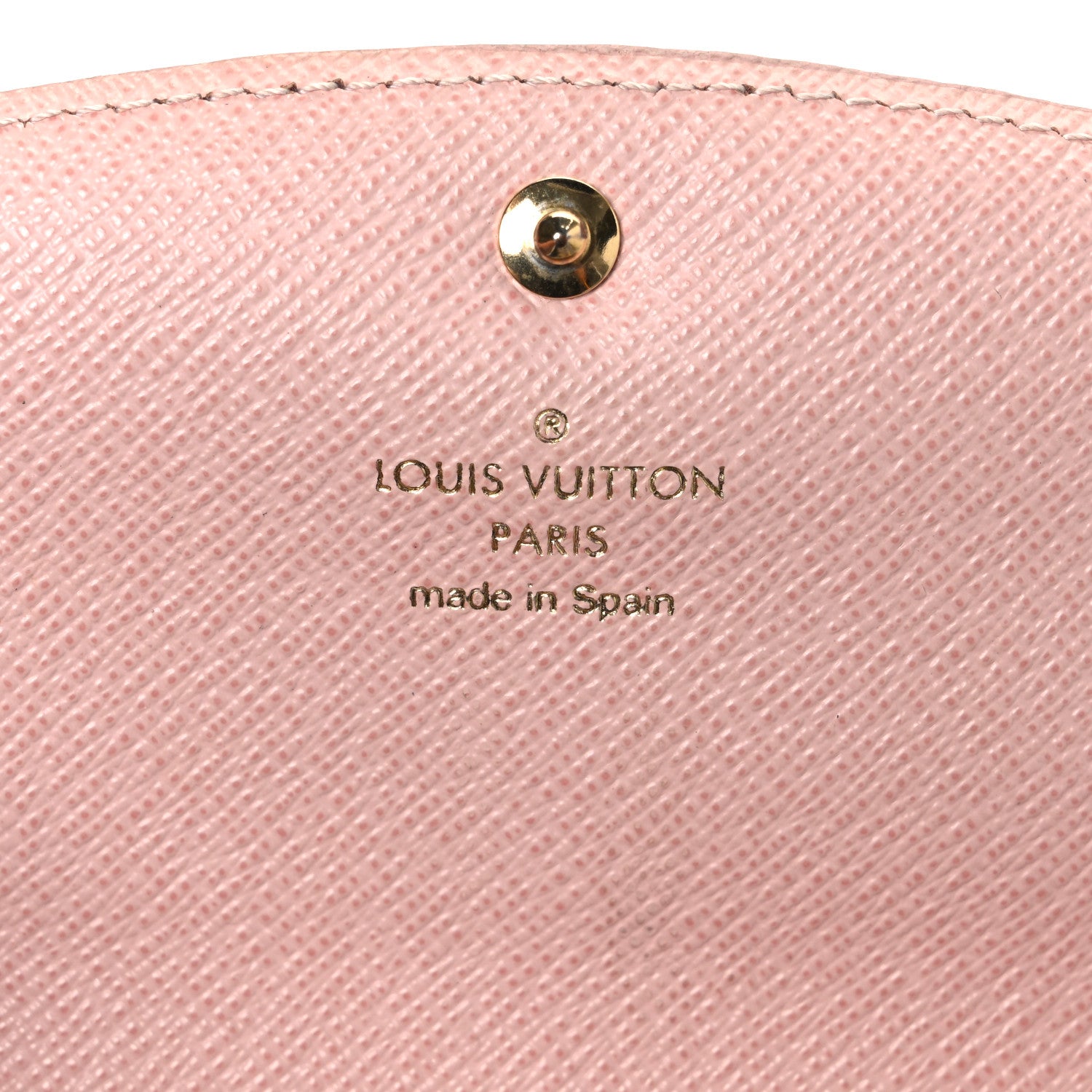 Louis Vuitton Damier Ebene Caissa Wallet Rose Ballerine 6 of 7