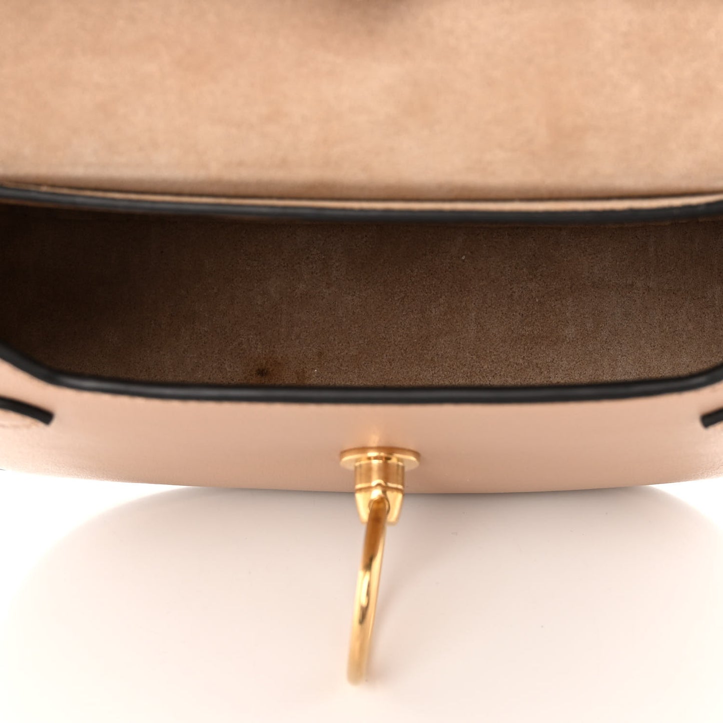 Silky Calfskin Small Amberley Satchel Maple