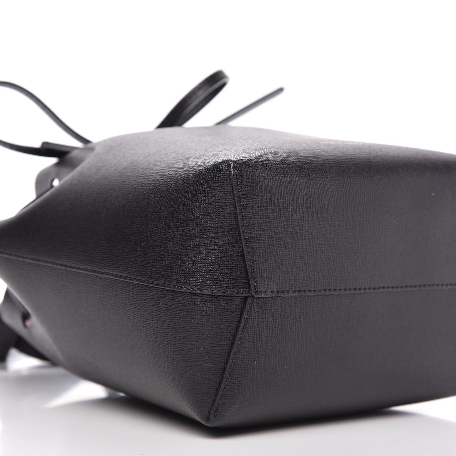 Mansur Gavriel Saffiano Bucket Bag Black Flamma 6 of 8