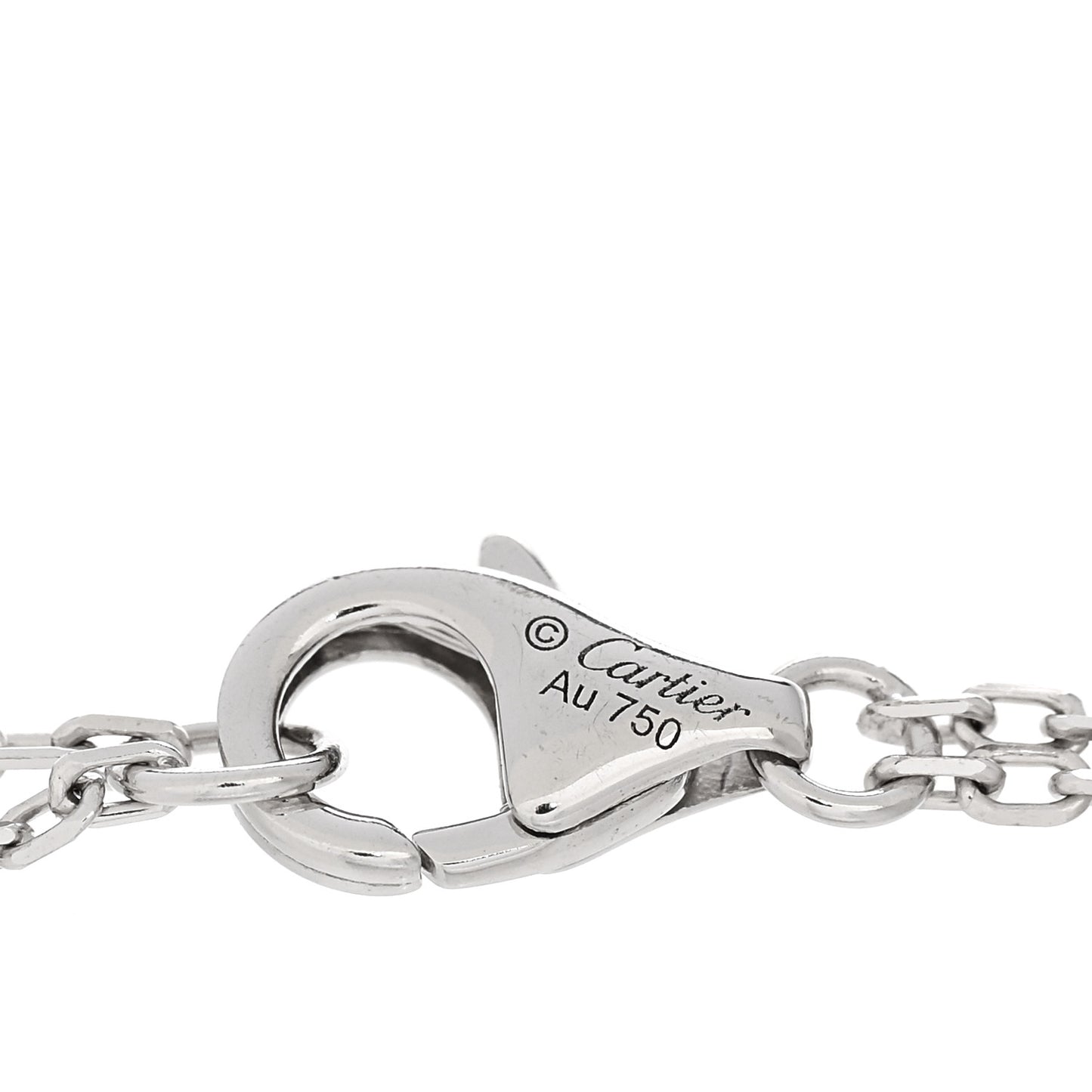 18K White Gold Diamond LOVE Bracelet
