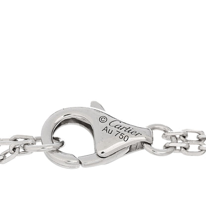 Cartier 18K White Gold Diamond LOVE Bracelet 3 of 4