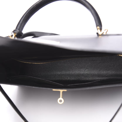 Hermes Box Kelly Sellier 35 Black 7 of 42