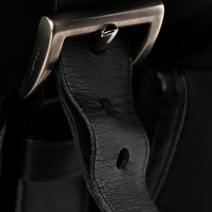 Prada Tessuto Nylon Calfskin Medium Backpack Black 11 of 12