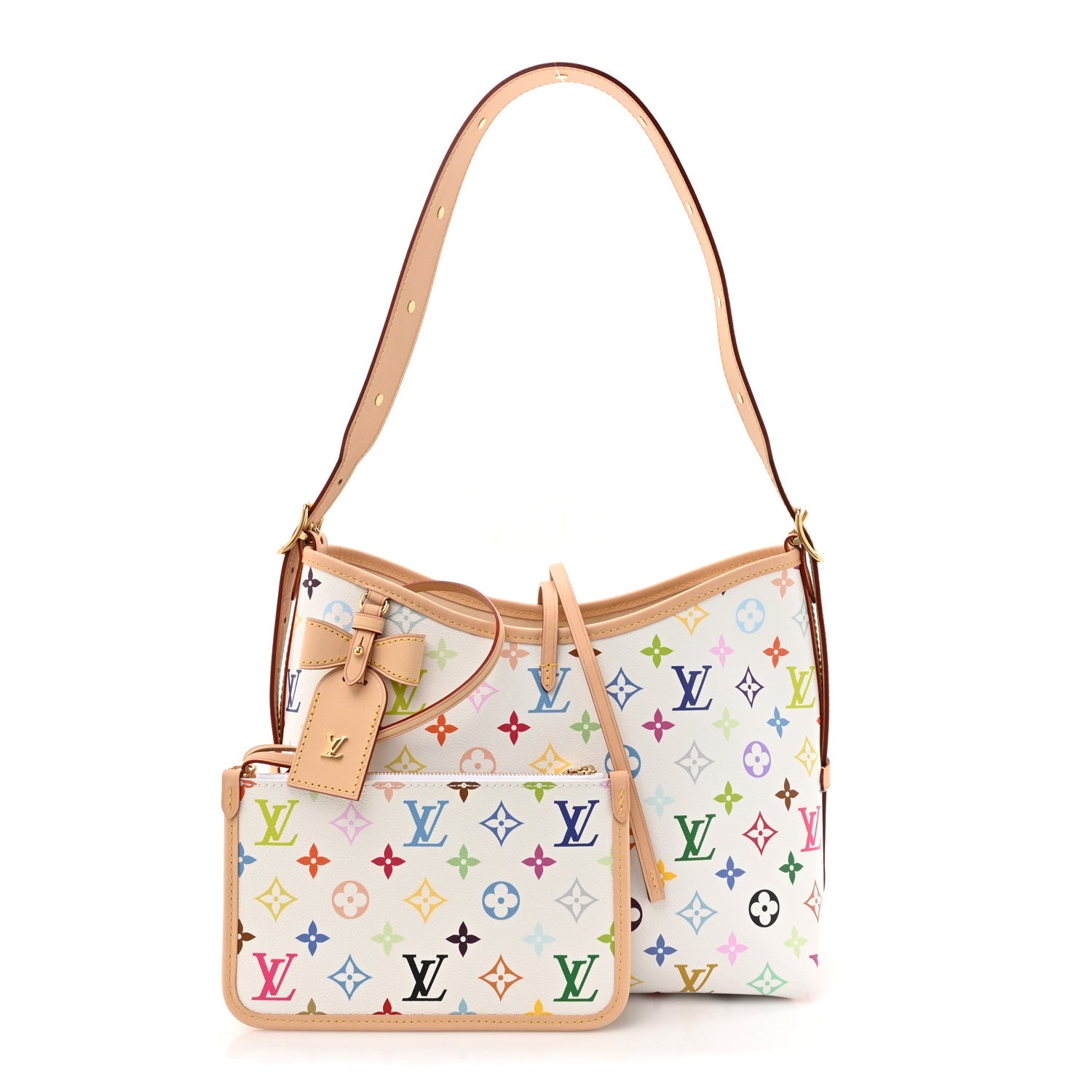 Louis Vuitton LV X TM Monogram Multicolor CarryAll PM White 3 of 10