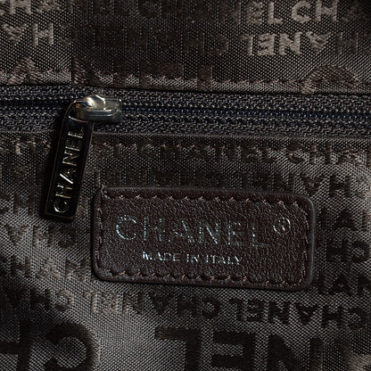 Chanel Deerskin Tote Dark Brown 6 of 7