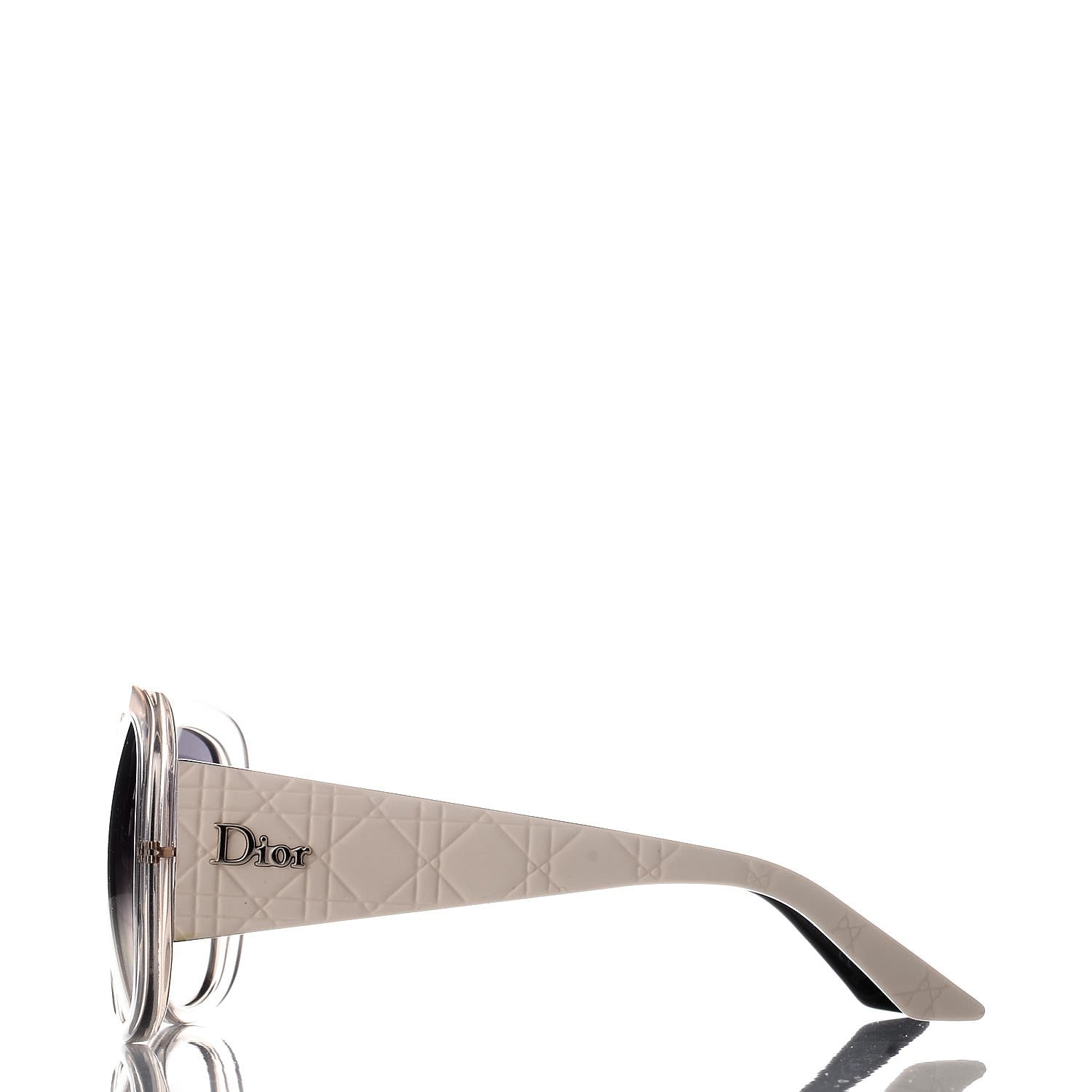 Christian Dior Resin Cannage Dior Lady Lady 1 Sunglasses White 3 of 9