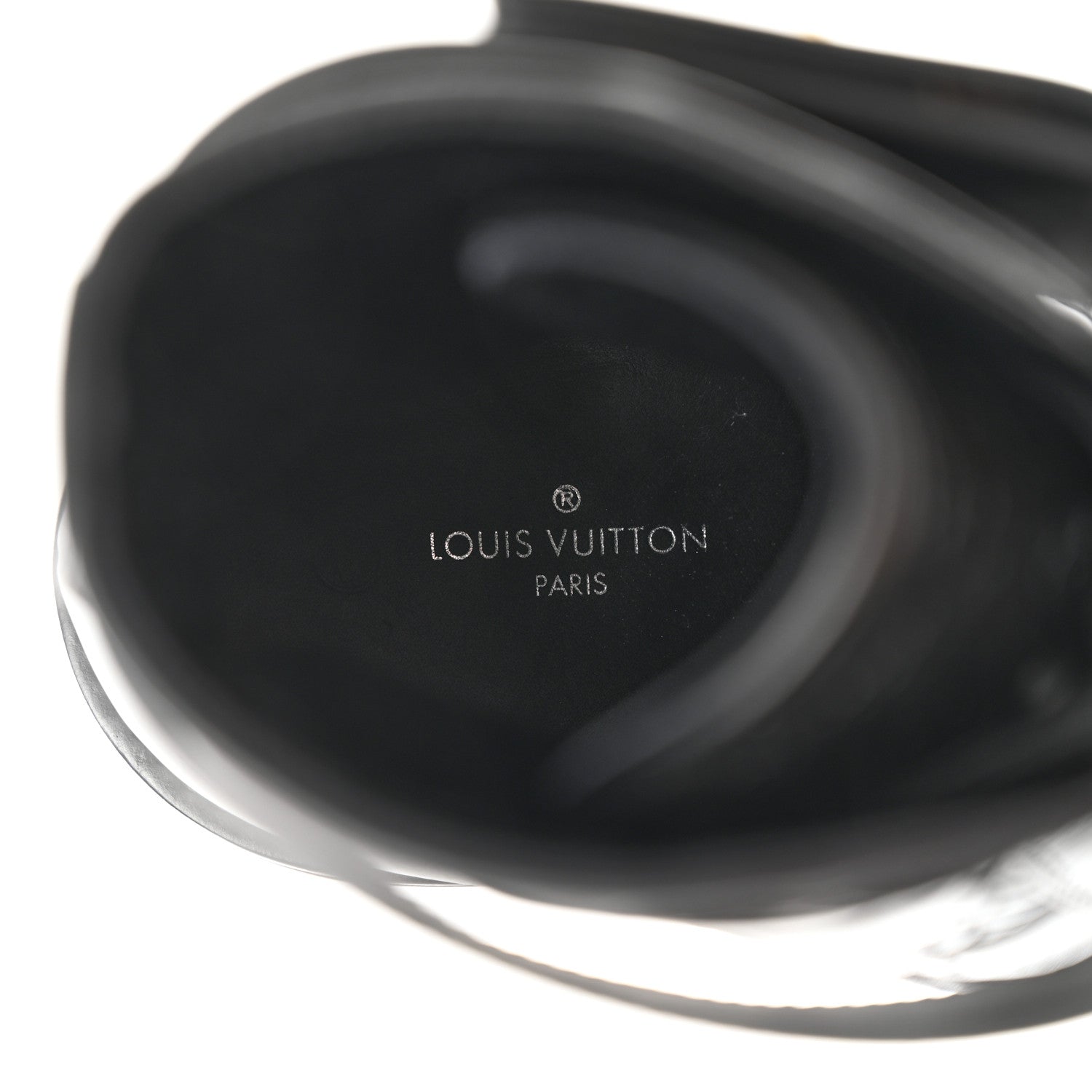 Louis Vuitton Calfskin Embossed Wonderland Ranger Boots 37 Black 7 of 9