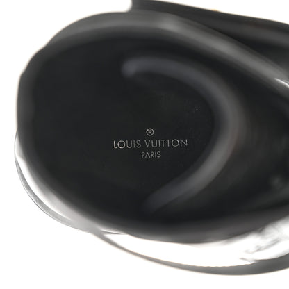 Louis Vuitton Calfskin Embossed Wonderland Ranger Boots 37 Black 7 of 9