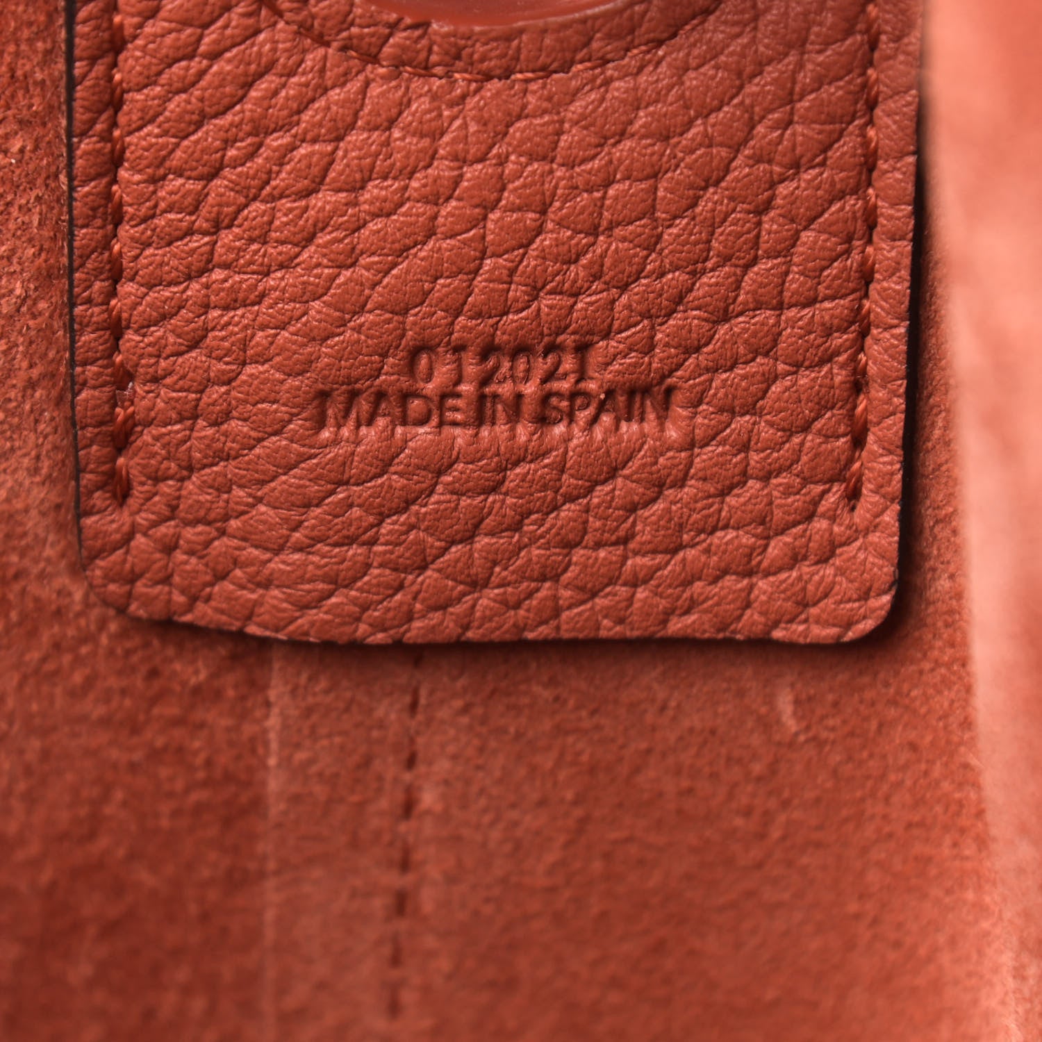 Loewe Grained Calfskin Small Balloon Bag Red 7 of 13
