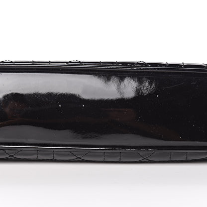 Christian Dior Patent Cannage Chain Pouch Black 12 of 13