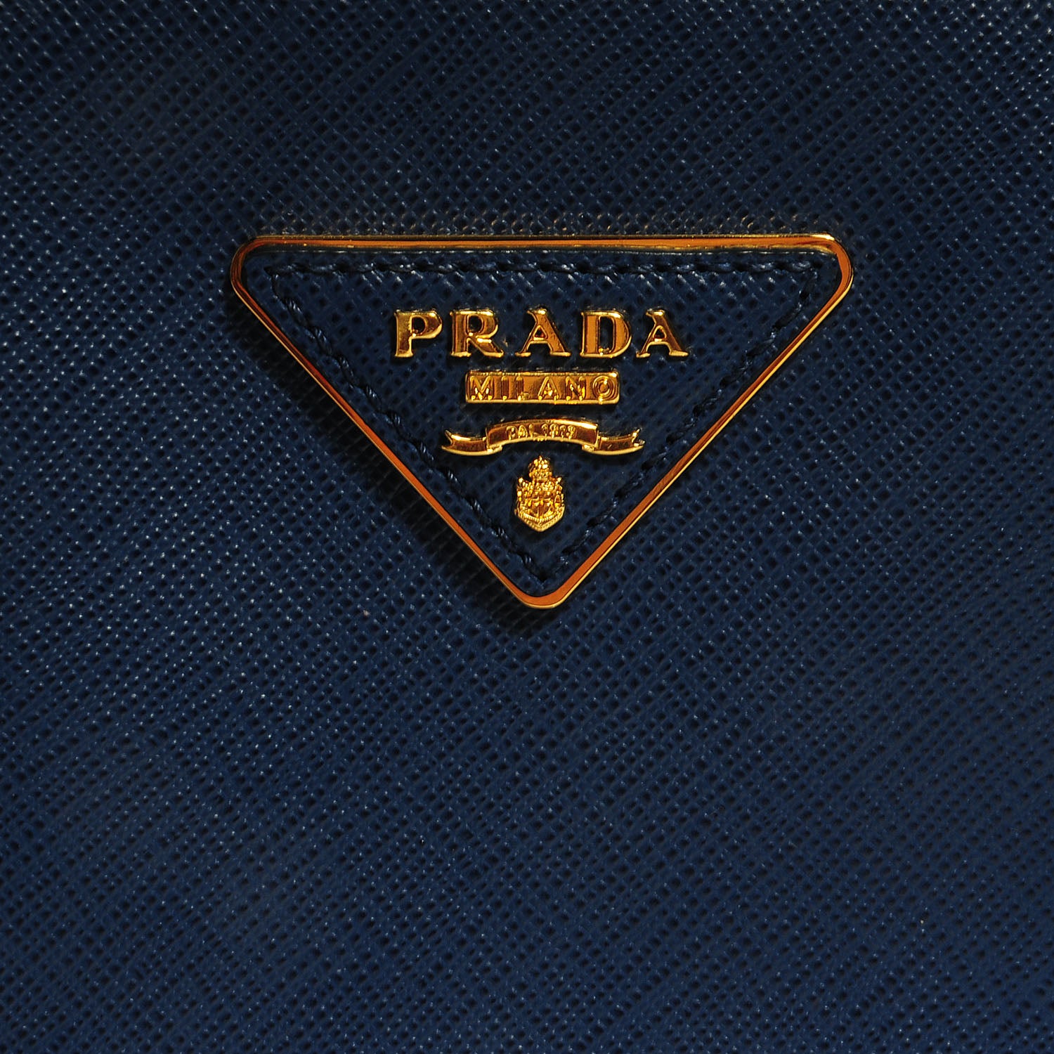 Prada Saffiano Lux Small Double Zip Tote Bleuette 5 of 14