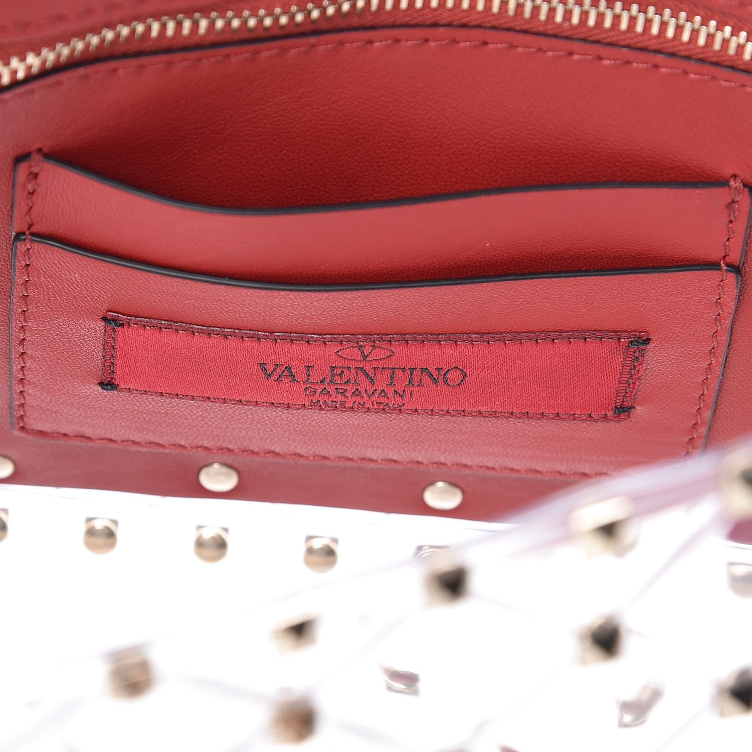 Valentino Garavani PVC Medium Rockstud Spike Shoulder Bag 6 of 6