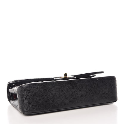 Chanel Caviar Quilted Medium Double Flap Black 4 of 12