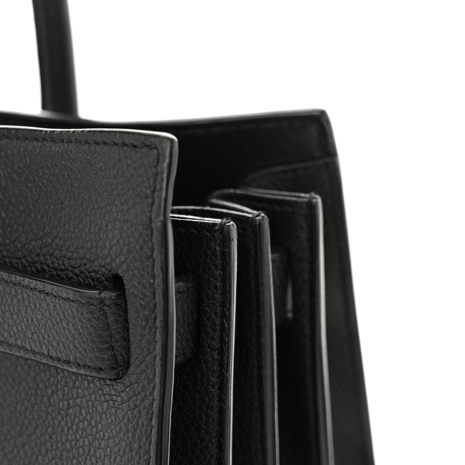 Saint Laurent Grained Calfskin Baby Sac De Jour Black 13 of 15