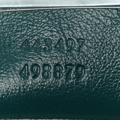 Gucci Azalea Calfskin Enamel Matelasse Diagonal Torchon GG Marmont Shoulder Bag Imperial Blue Pavone 7 of 10