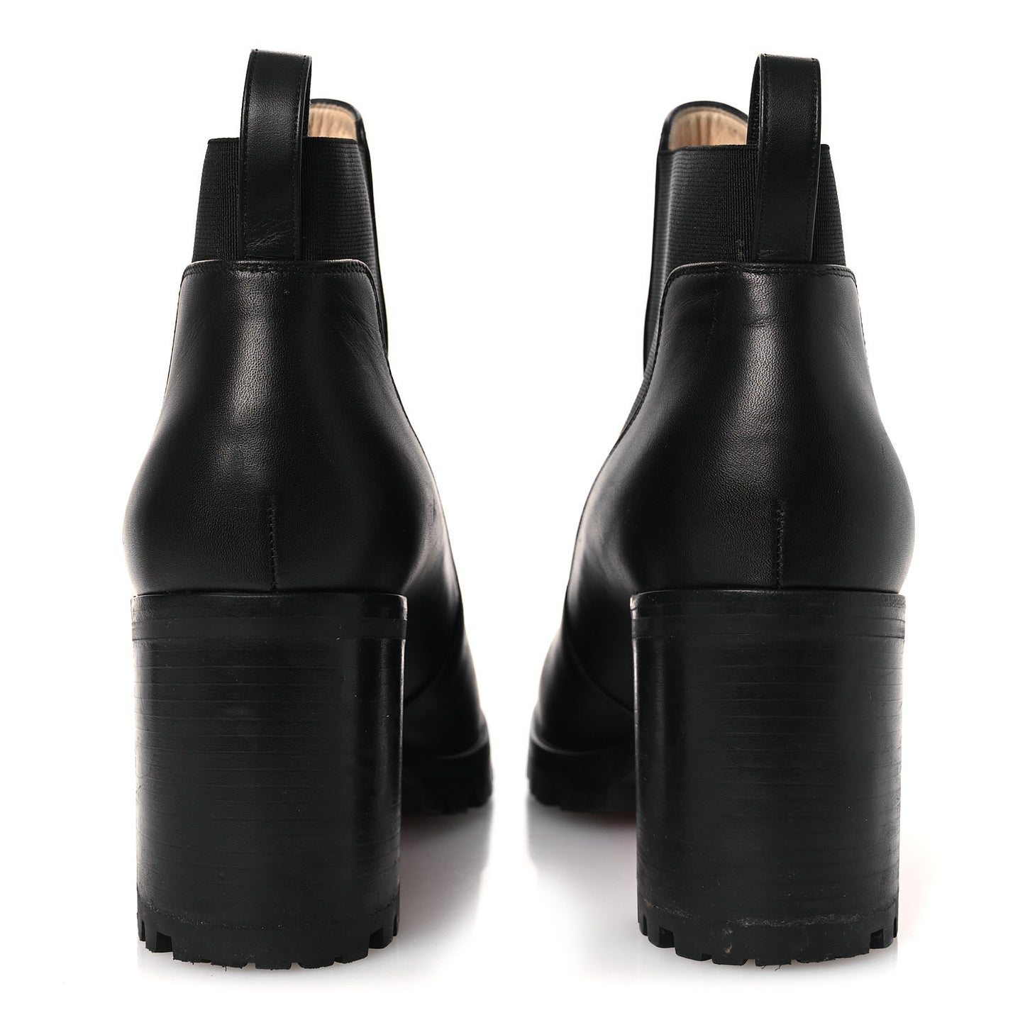 Calfskin Marchacroche 70 Chelsea Boots 40.5 Black