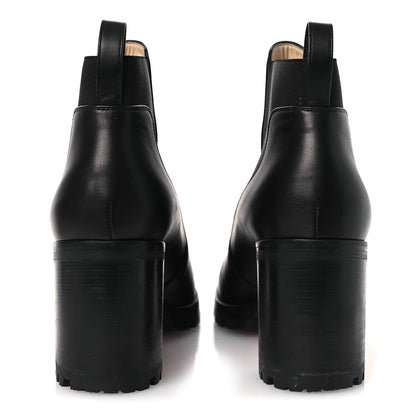 Christian Louboutin Calfskin Marchacroche 70 Chelsea Boots 40.5 Black 6 of 11