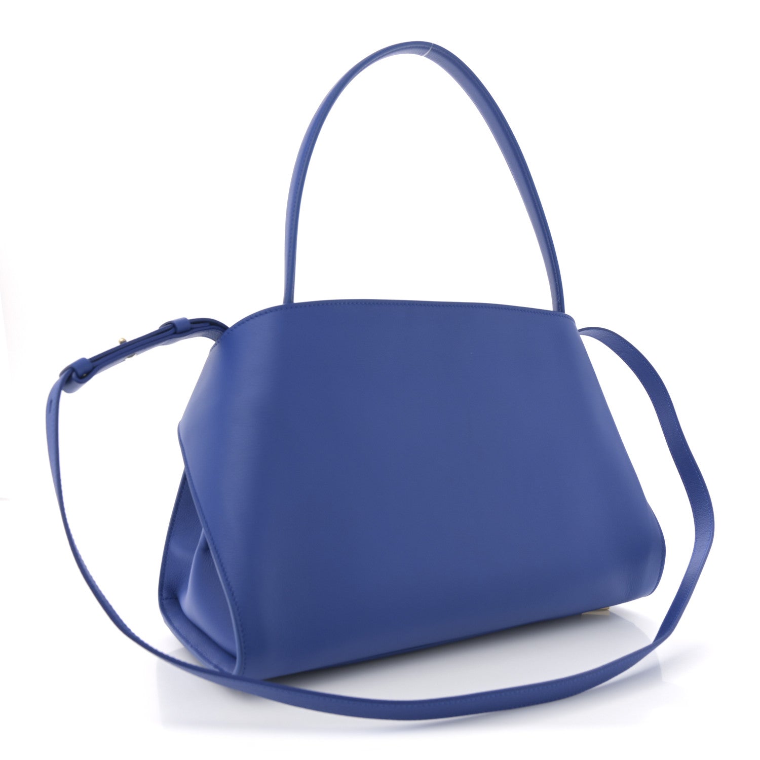 Salvatore Ferragamo Calfskin Soft Bicolor Small Hug Shoulder Bag Klein Midnight 2 of 9