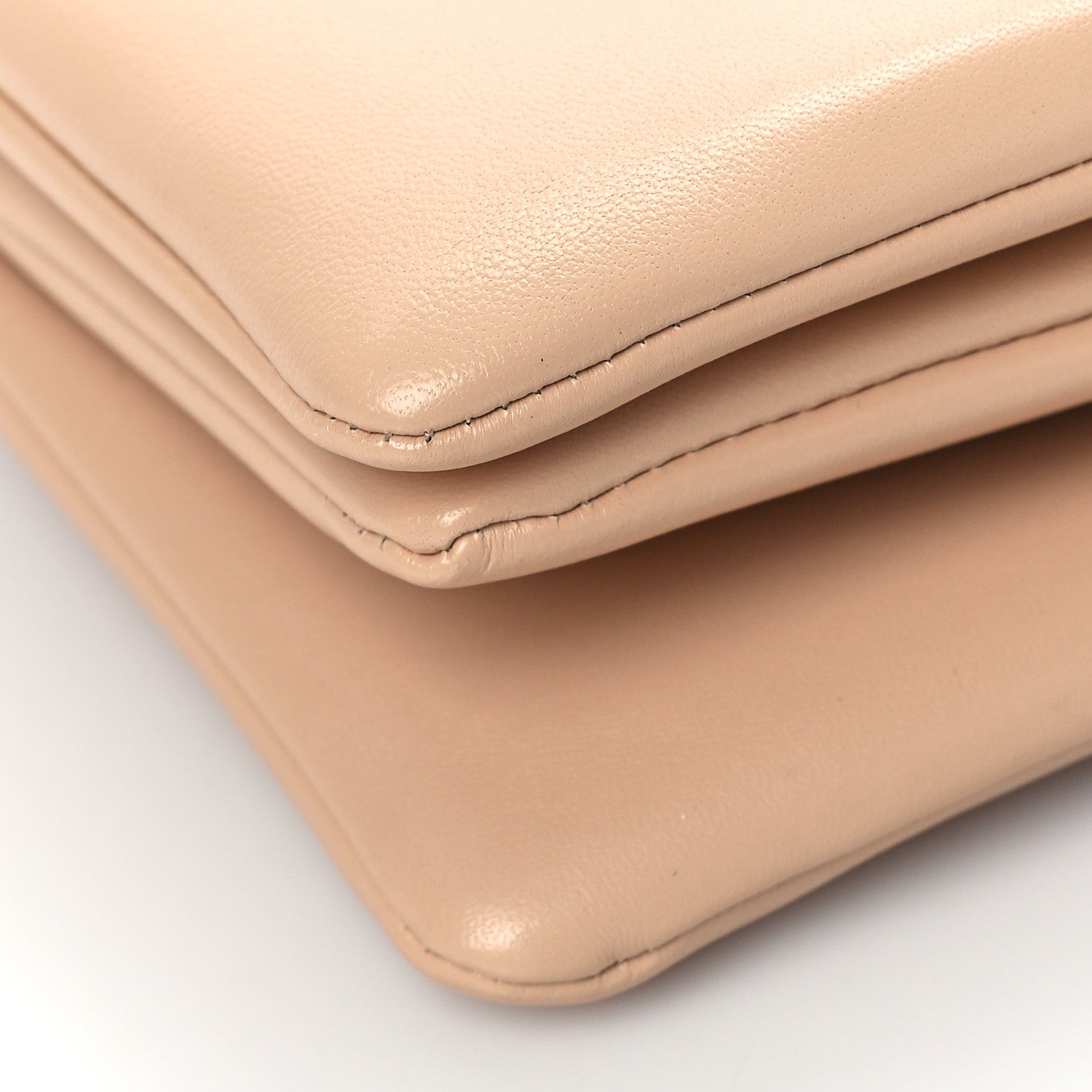 Chloe Calfskin Medium Faye Top Handle Bag Sandy Beige 7 of 8