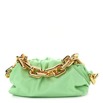 Bottega Veneta Calfskin The Pouch Chain Wasabi 1 of 10