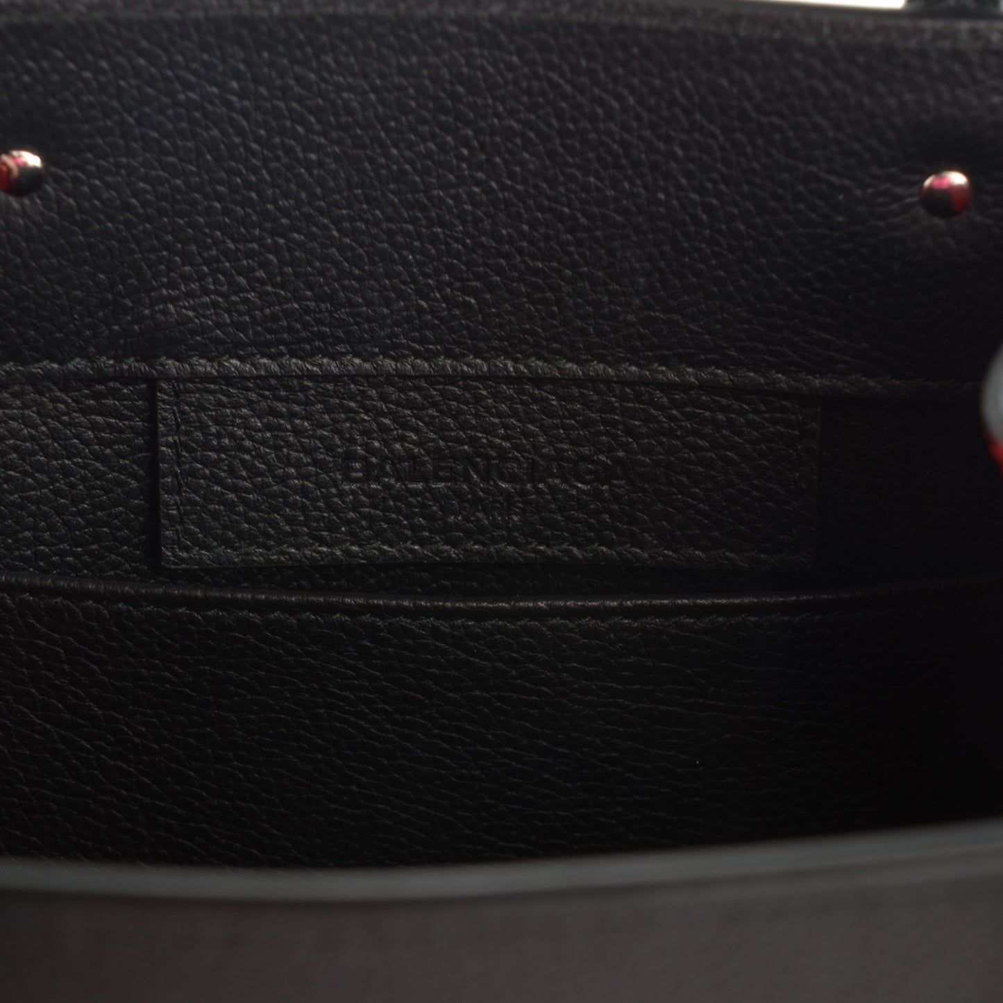 Grained Calfskin Papier Mini A4 Tote Black