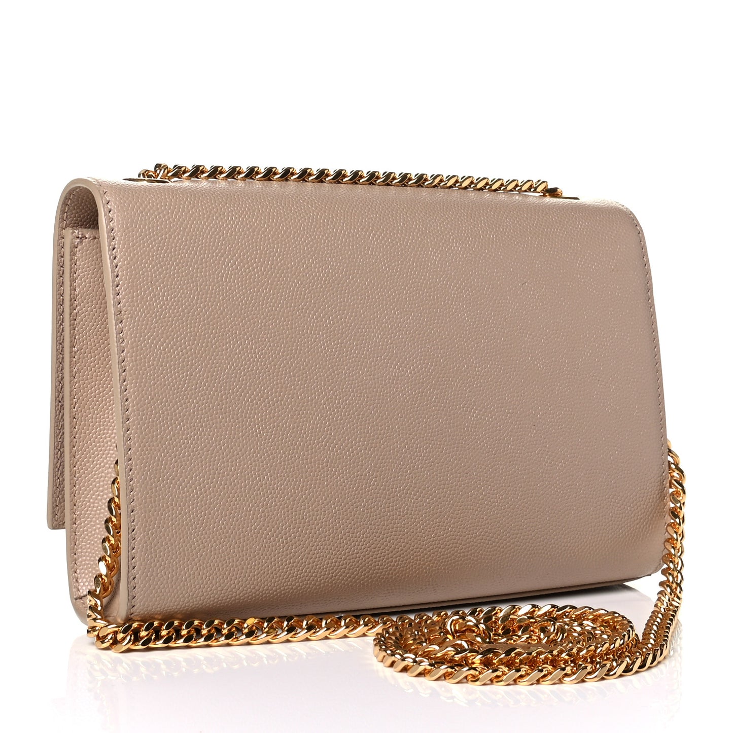 Grain De Poudre Small Monogram Kate Satchel Dark Beige