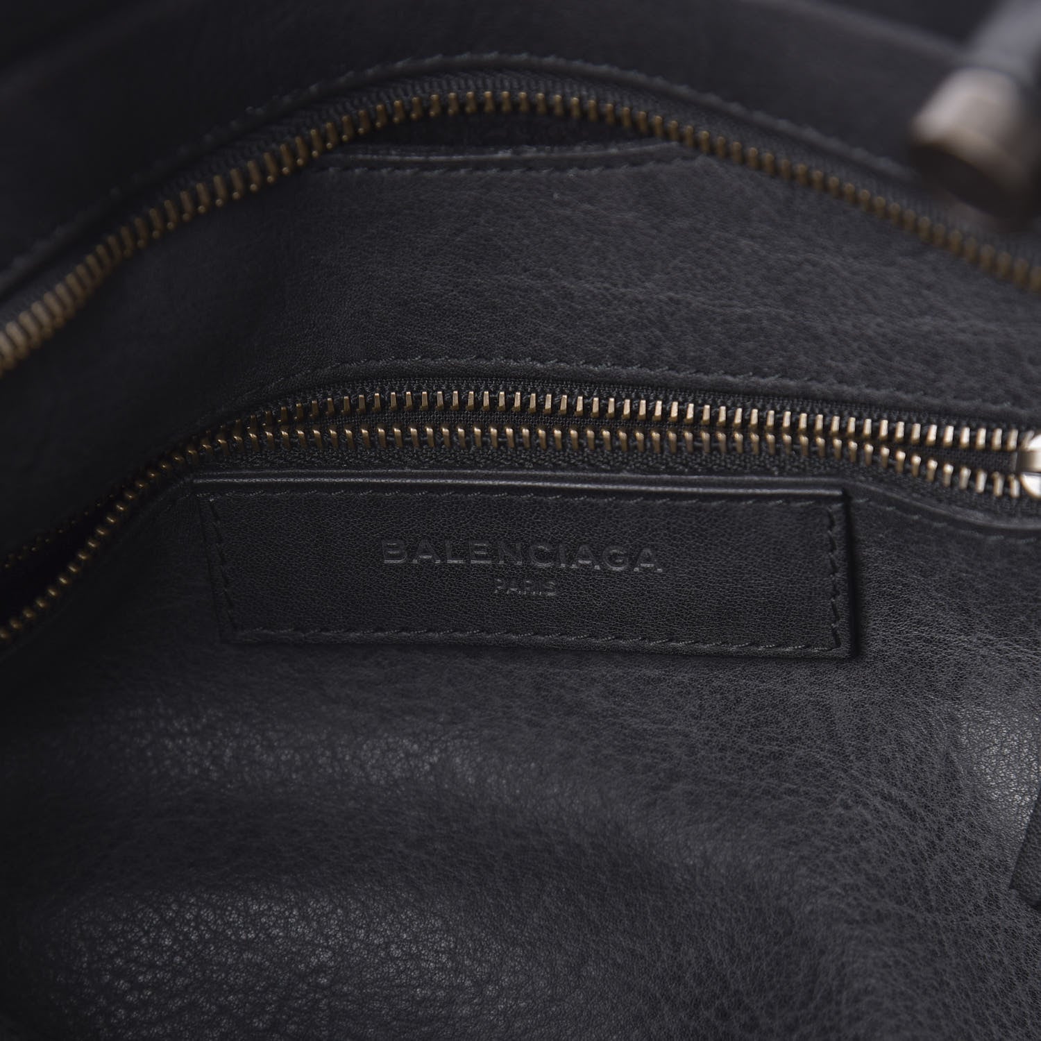 Balenciaga Veau Grana Perforated Blackout Hardware City Black 6 of 9
