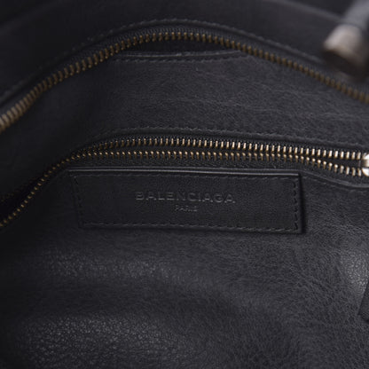 Balenciaga Veau Grana Perforated Blackout Hardware City Black 6 of 9