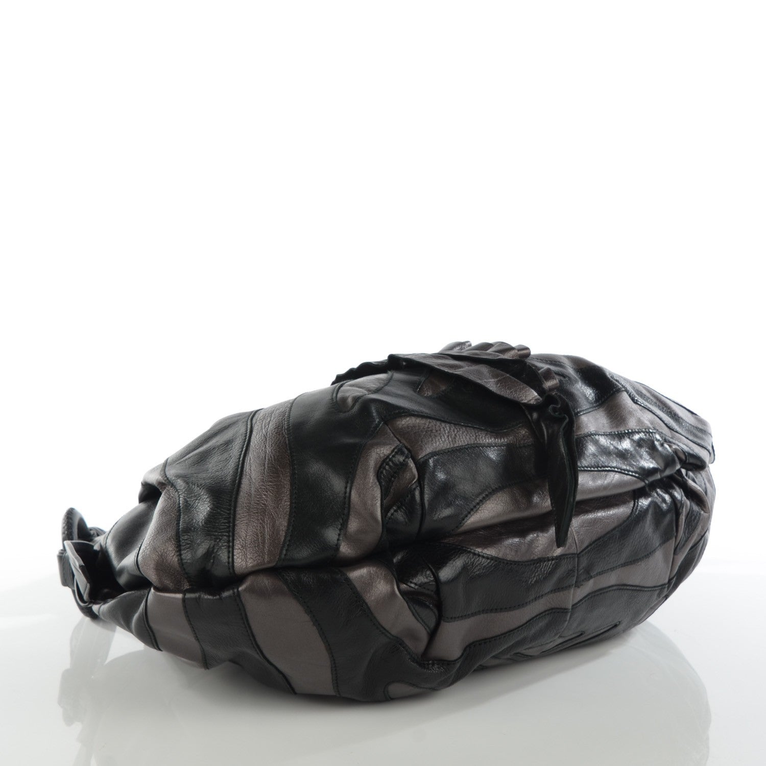 Prada Vitellino Mordo Hobo Grafite 4 of 8