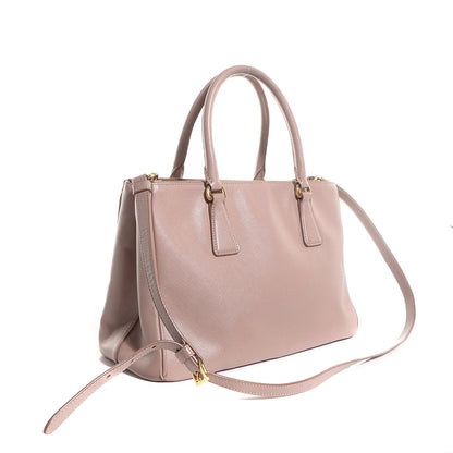 Prada Saffiano Lux Small Double Zip Tote Cammeo 5 of 11