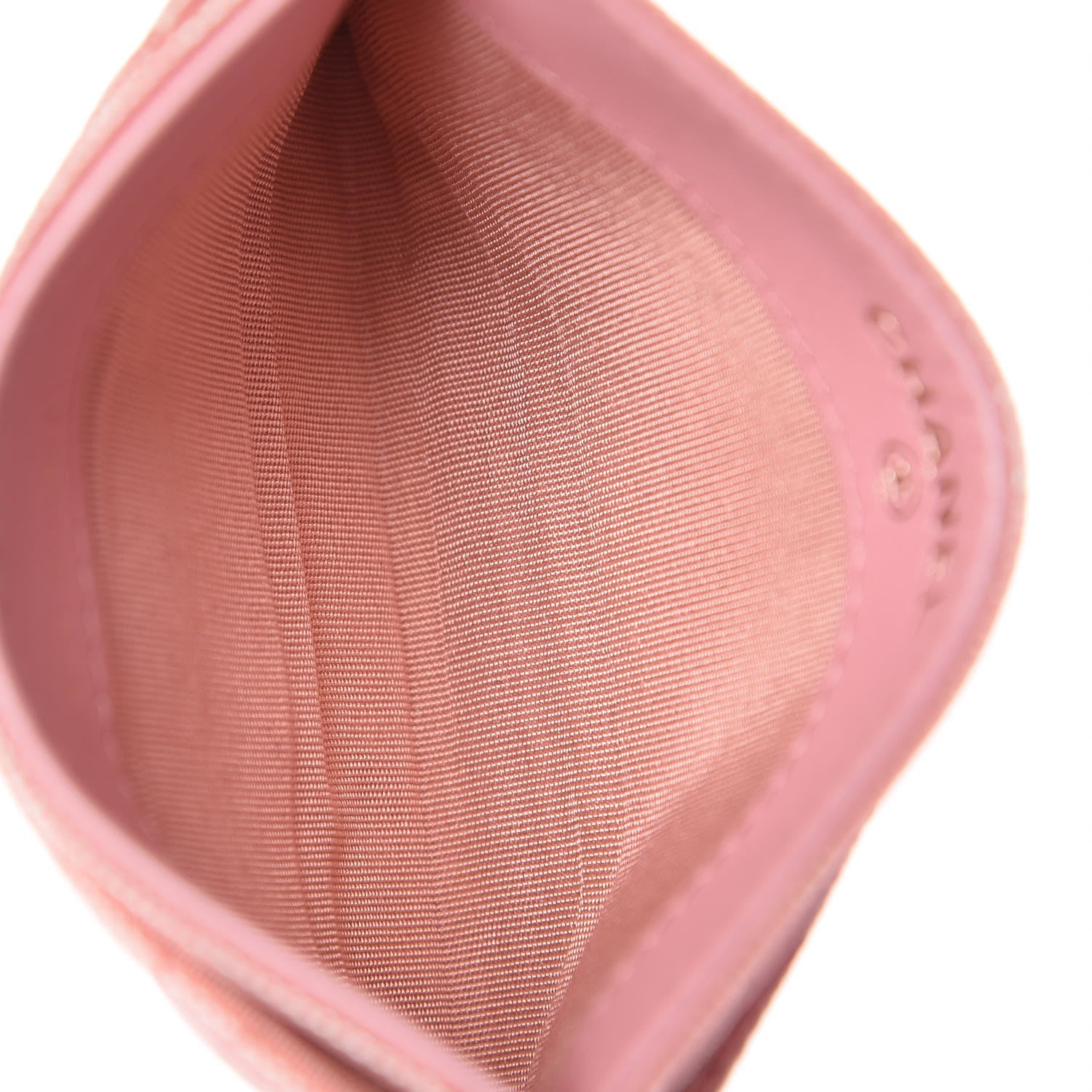 Chanel Iridescent Caviar Quilted Card Holder Rose Pink 5 of 9