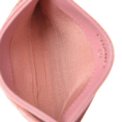 Chanel Iridescent Caviar Quilted Card Holder Rose Pink 5 of 9