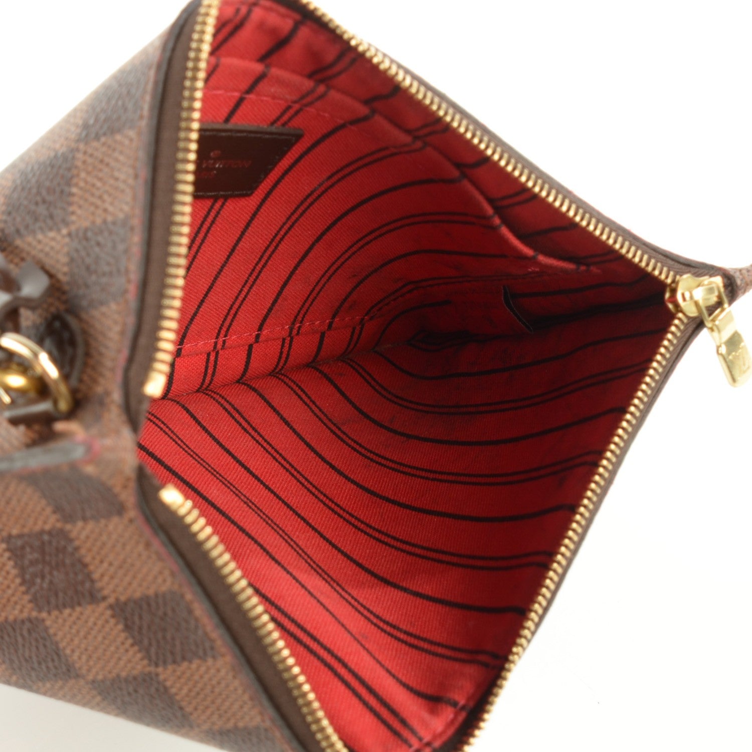 Louis Vuitton Damier Ebene Neverfull MM GM Pochette 5 of 9