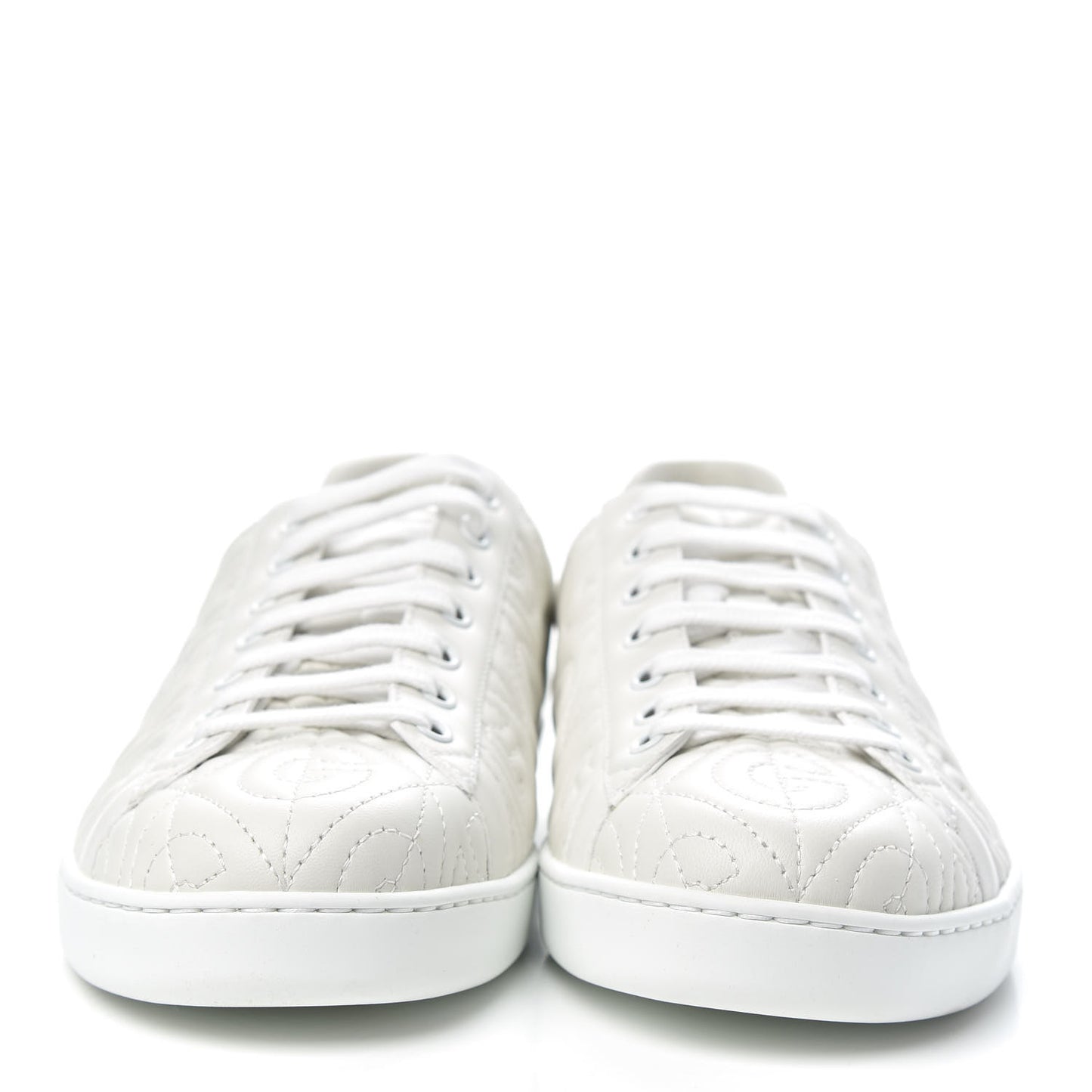 Nappa G Rhombus Mens Ace Sneakers 8 Great White Green