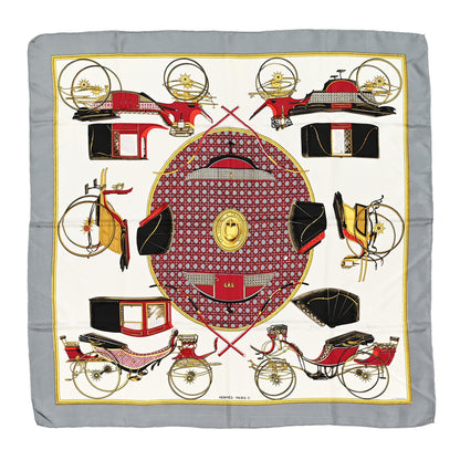 Hermes Silk Les Voitures A Transformation 90 1 of 8