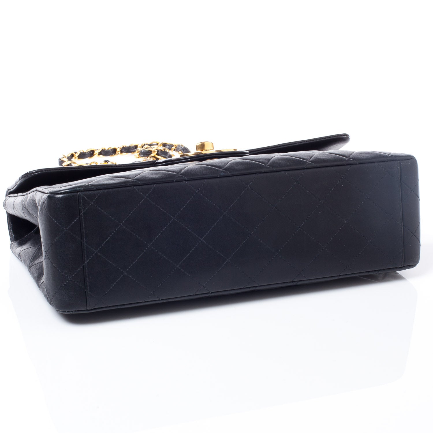 Chanel Lambskin XL Jumbo Flap Black 6 of 9