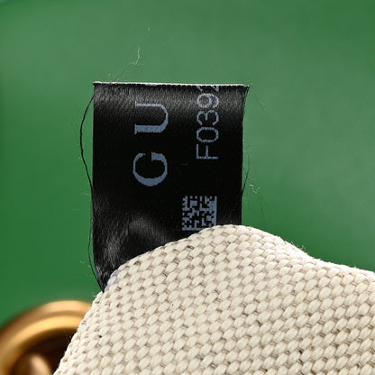 Gucci X Adidas Calfskin Matelasse Small GG Marmont Shoulder Bag Green 7 of 10