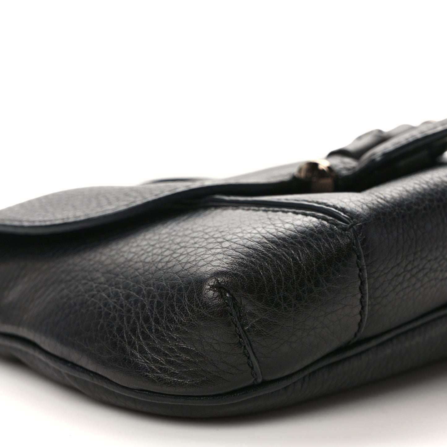 Calfskin Small Nouveau Shoulder Bag Black