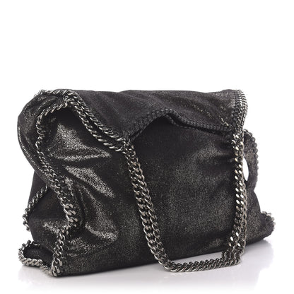 Stella McCartney Shaggy Deer Big Falabella Tote Black 3 of 10