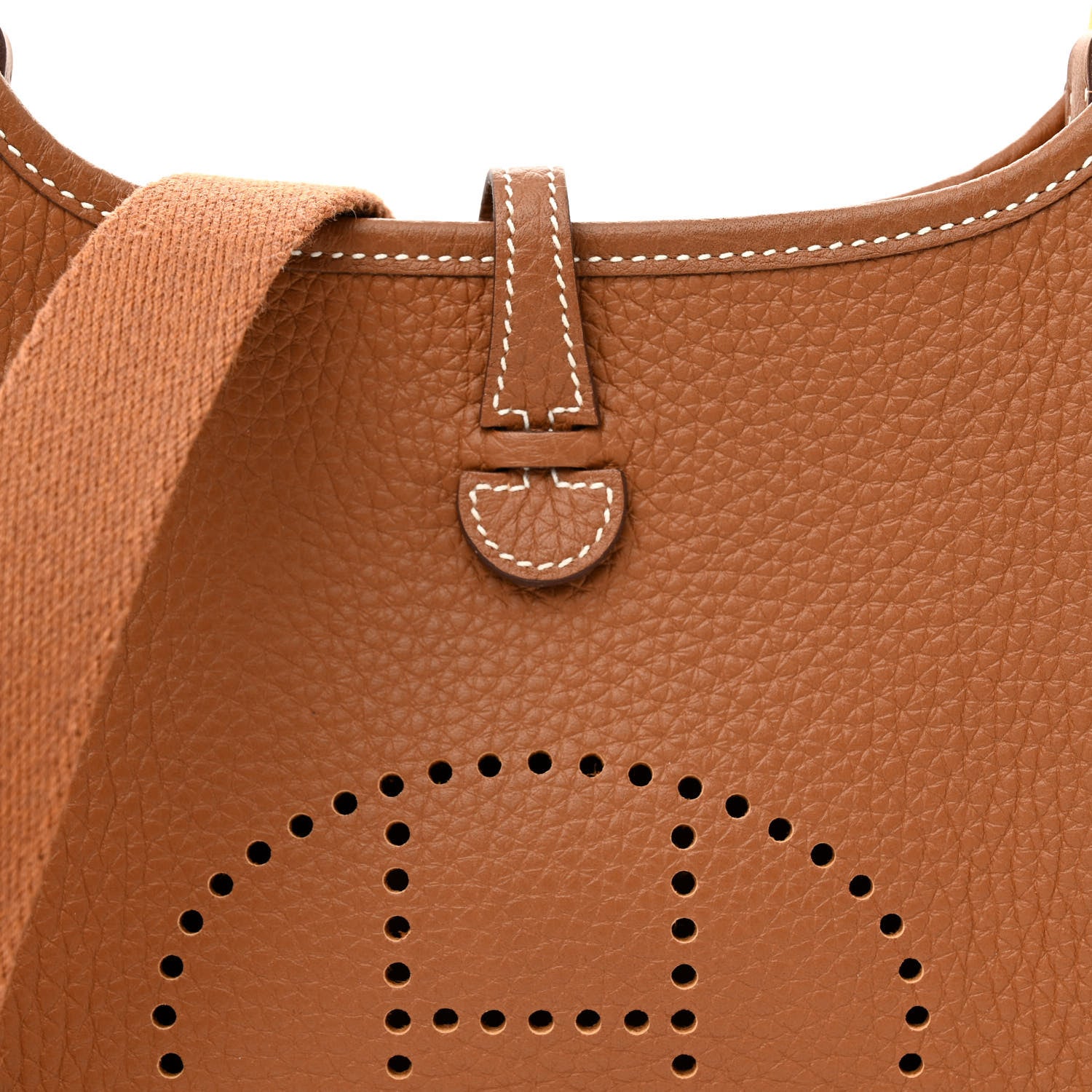 Hermes Taurillon Clemence Evelyne TPM Gold 8 of 12