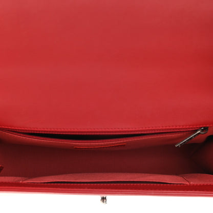 Chanel Lambskin Quilted New Medium Boy Flap Dark Red 5 of 13