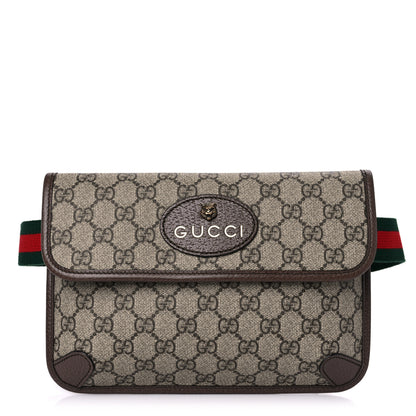 Gucci GG Supreme Monogram Neo Vintage Web Belt Bag Brown 1 of 12