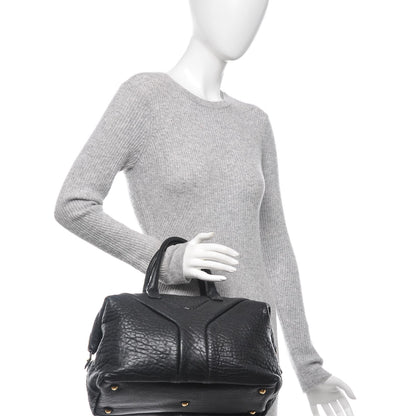 Saint Laurent Pebbled Lambskin Easy Sac Black 2 of 7