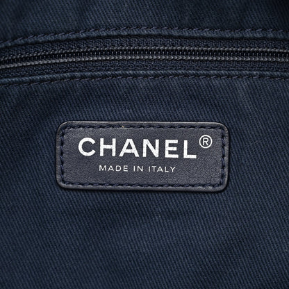 Chanel Canvas Medium Double Face Tote Navy 6 of 18