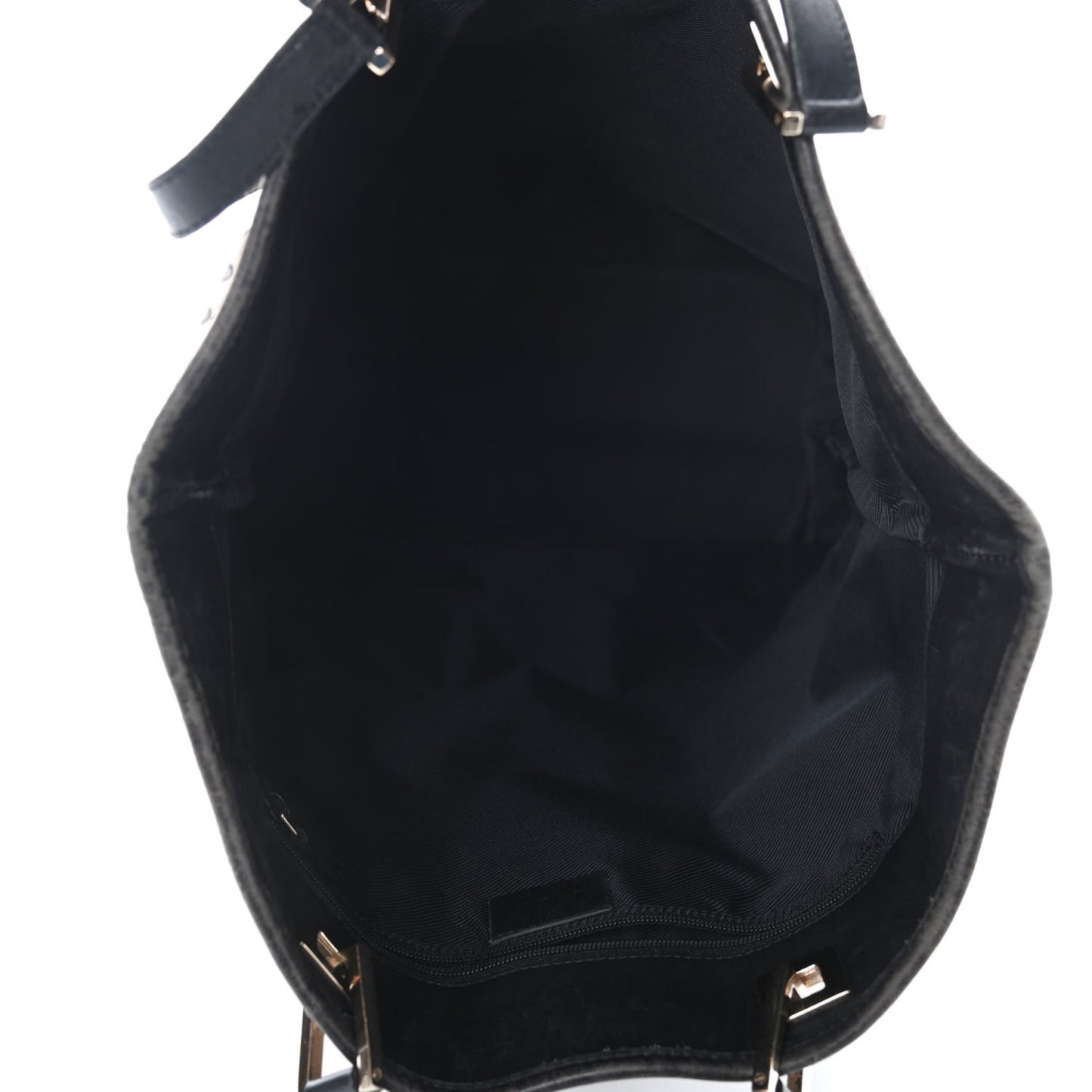 Monogram Large Bucket Tote Black