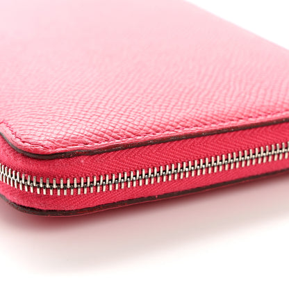 Hermes Epsom Silk'n Wallet Rose Extreme 9 of 10
