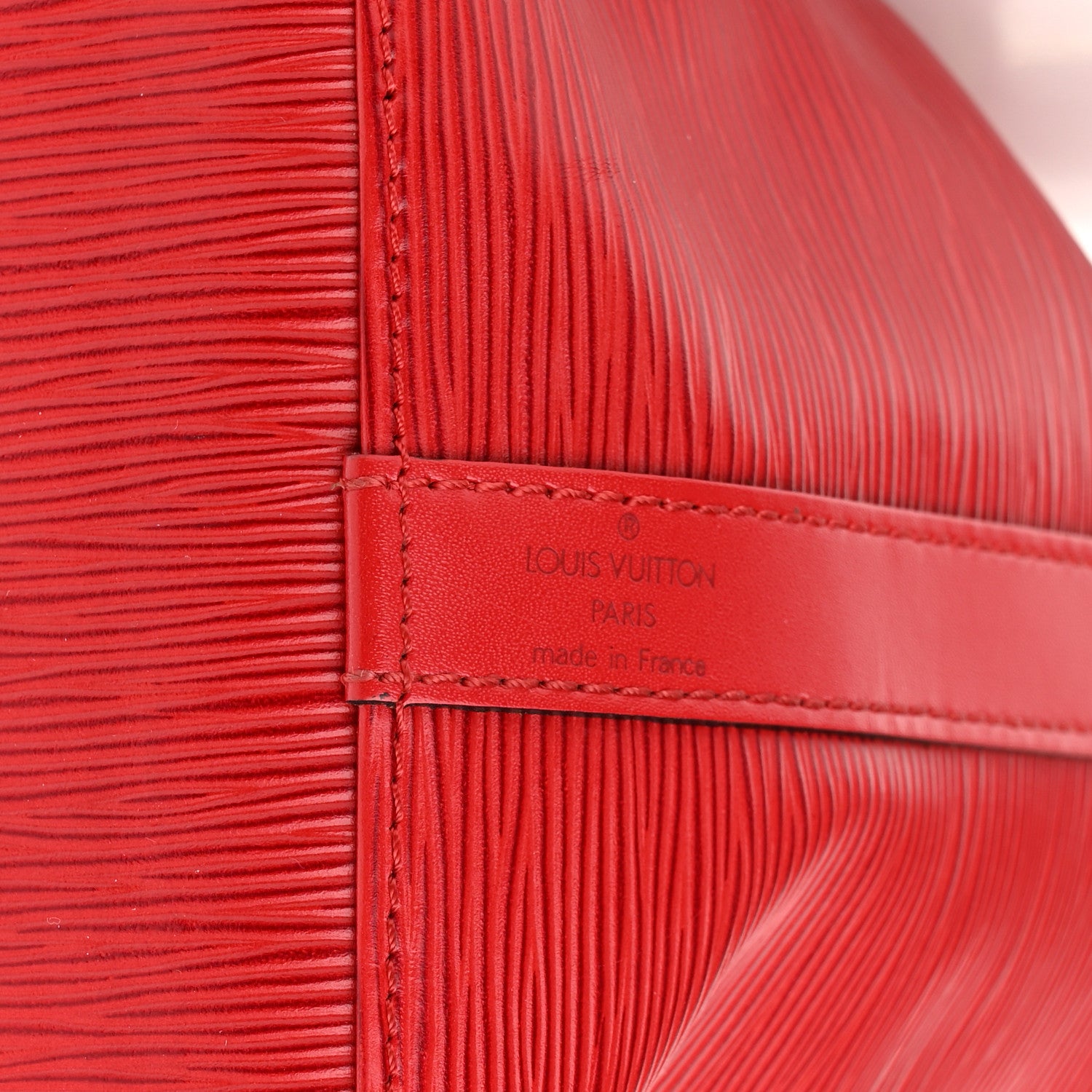 Louis Vuitton Epi Petit Noe Castillan Red 9 of 10